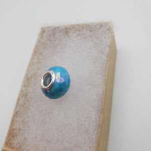 Dorothy blue sparkle‎ sterling silver 925 charm